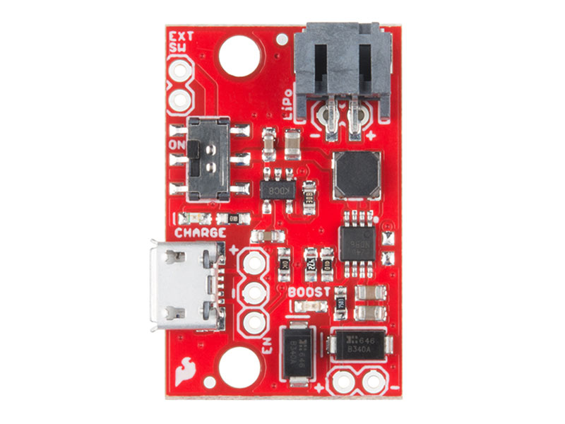 Sparkfun LiPo Charger/Booster - 5V/1A - 3.7V Lithium Battery Charger and Booster - PRT-14411