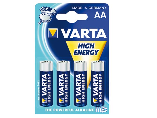 Varta 4906 - 1.5 V AA Alkaline Battery - 4 Unit Blister Pack - 4906121414