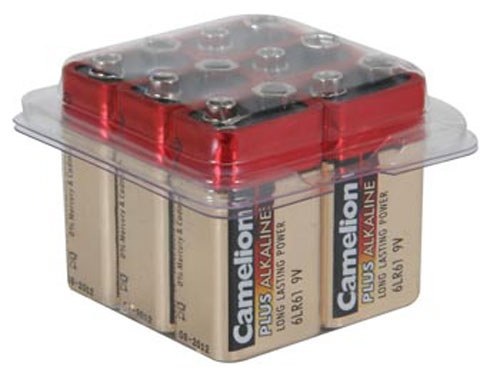 Camelion 6LR61 - 9 V Alkaline Battery - 6 Unit Blister Pack