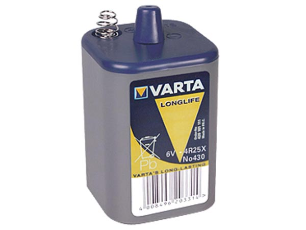 Varta 4R25 - 6 V Saline Battery - 431101111