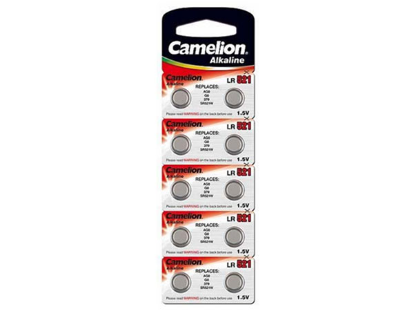 Camelion LR521 - AG0 - D379 - 1.5 V Alkaline Button Cell Battery