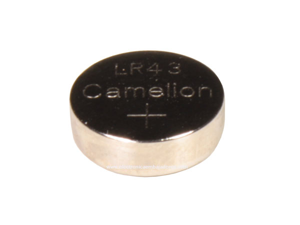 Camelion LR43 - AG12 - D386 - 1.5 V Alkaline Button Cell Battery