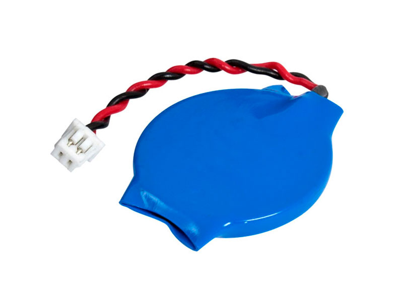 Bateria de lítio CR2032 com cabo e conector