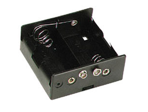 Velleman - Suporte 2 Pilhas D com Clipe