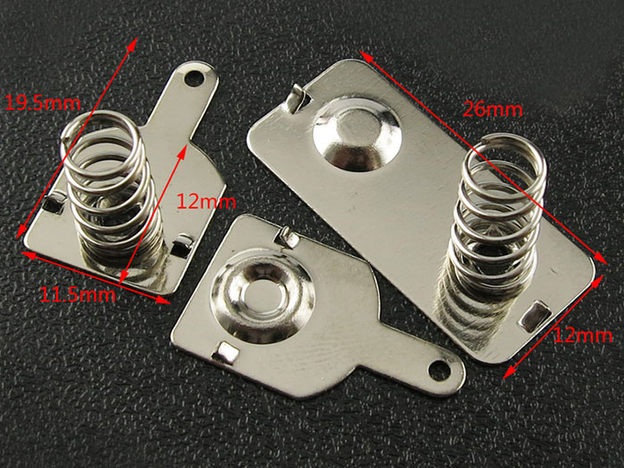Contacts for 2 AA Batteries