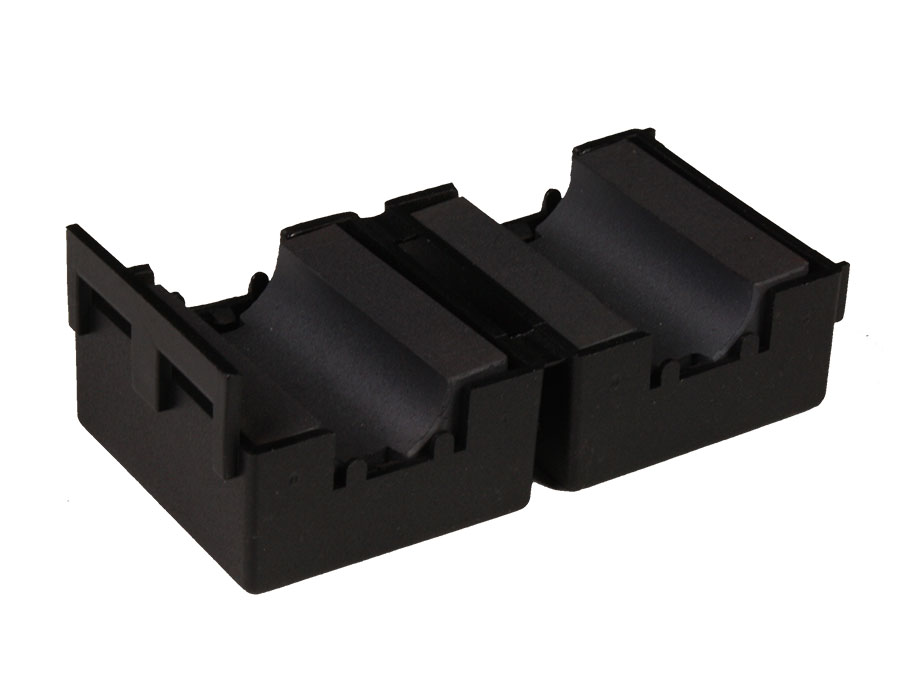 Filtro de ferrite para cabos - Ø13,0 mm - quadrado