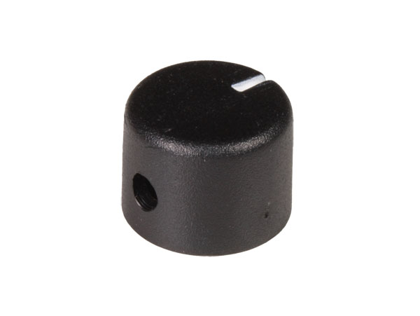 REPROCIRCUIT - Bouton de Commande 6 mm Noir - 20 mm Diamètre - 220/0201