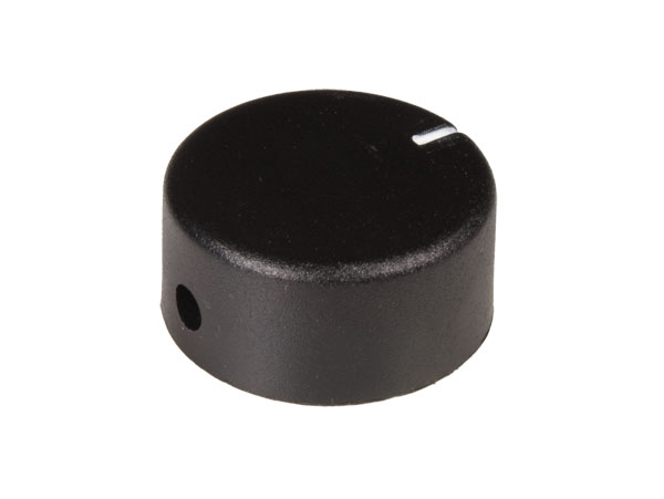 REPROCIRCUIT - Botón de Mando 6 mm Negro 33 mm Diámetro - 233/0201