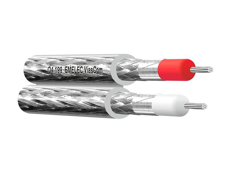 Emelec - Cabo de áudio estéreo blindado paralelo 2x0,25mm - Q4-199