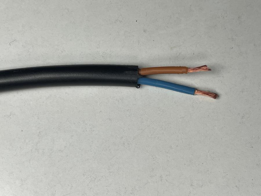 Câble flexible électrique noir 3 x 1,0 mm 500 V