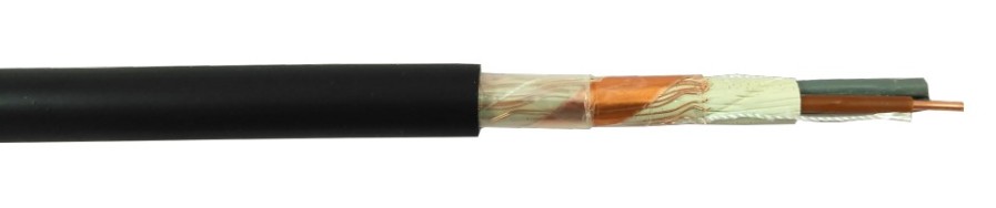 Cervi NYY-J 0.6/1kV 3G1.5 - Câble électrique noir 3 x 1,50 mm 0,6/1 kV - Couronne de 50 m - 28580700