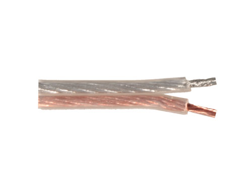 Cable Paralelo Transparente Altavoz OFC 2x0,23