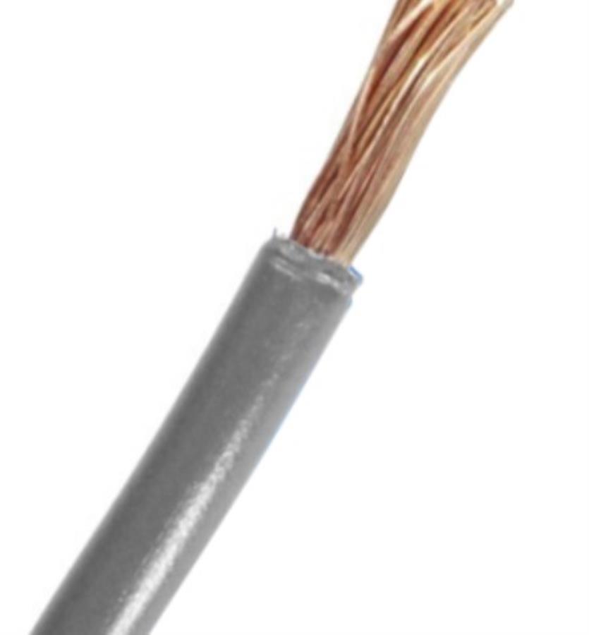 Revi - Cable Unipolar Multifilar Libre de Halógenos H07Z1-K 1.5 mm² - 100 m - Gris