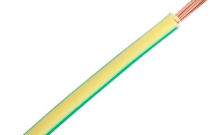 Revi - Câble Unipolaire Multifilaire sans Halogène H07Z1-K Flexible 4.0 mm² - 50 m - Vert/Jaunâtre