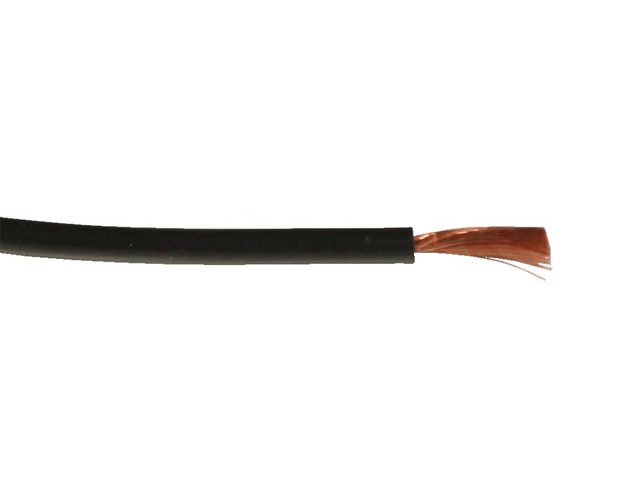 Stäubli FLEXI-E 1,0 - Câble Unipolaire Multibrins PVC 1,0 mm² - Fil de Test - Noir - 60.7008-21
