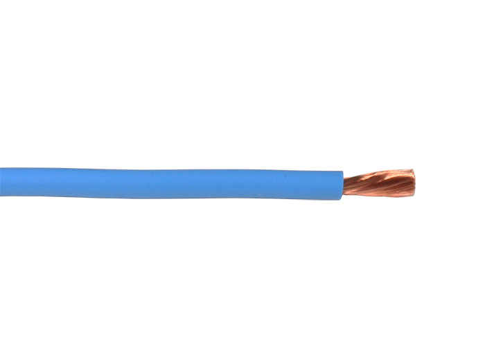 Stäubli FLEXI-E-2,5 - Câble Unipolaire Multibrins PVC 2,5 mm² - Fil de Test - Bleu - 60.7012-10023