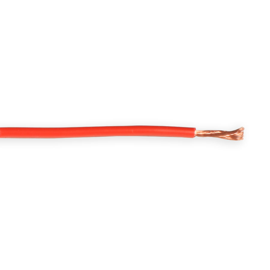 Stäubli FLEXI-E 0,50 - Cable Unipolar Multifilar Muy flexible PVC 0,50 mm² - Rojo - 60.7004-10022