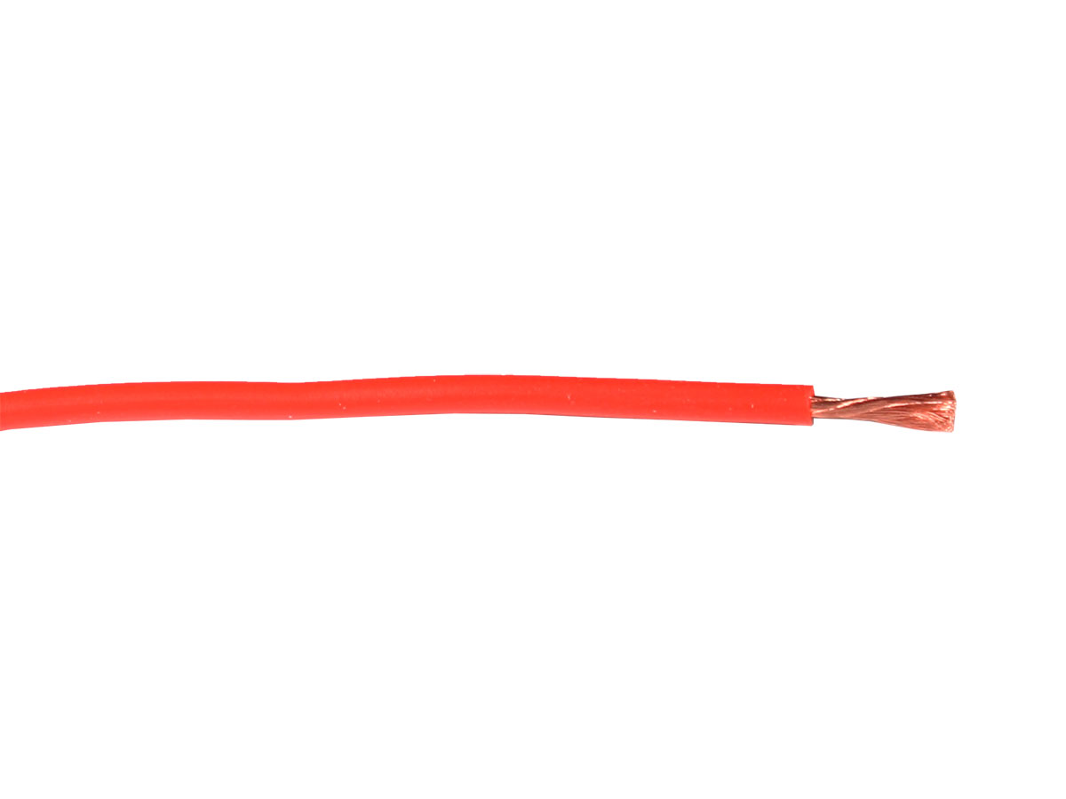 Stäubli FLEXI-E/HK - Câble Unipolaire Multibrins PVC 0,5 mm² - Rouge - 60.7005-10022
