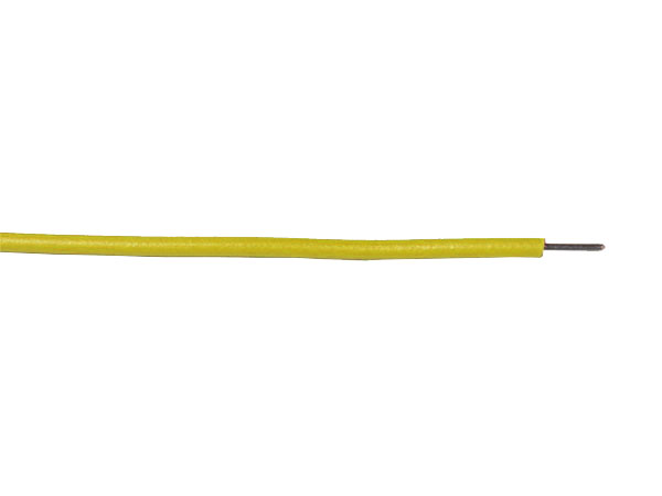 Câble Monobrin Unipolaire Rigide 0,28 mm² Jaune - 100 m