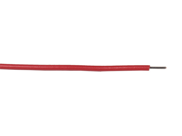 Câble Monobrin Unipolaire Rigide 0,28 mm² Rouge - 10 m