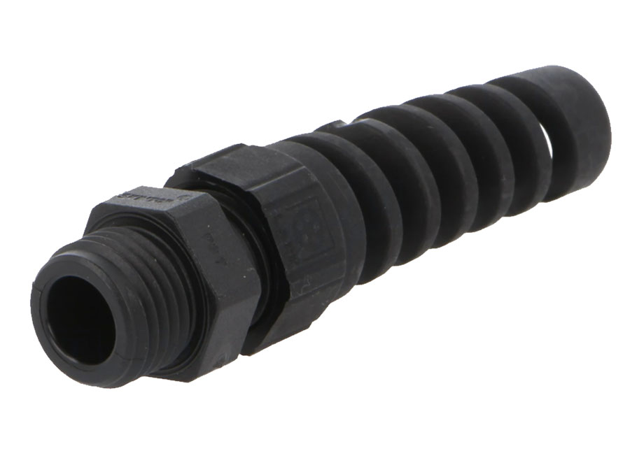 PG07 Cable Gland with Black Sleeve