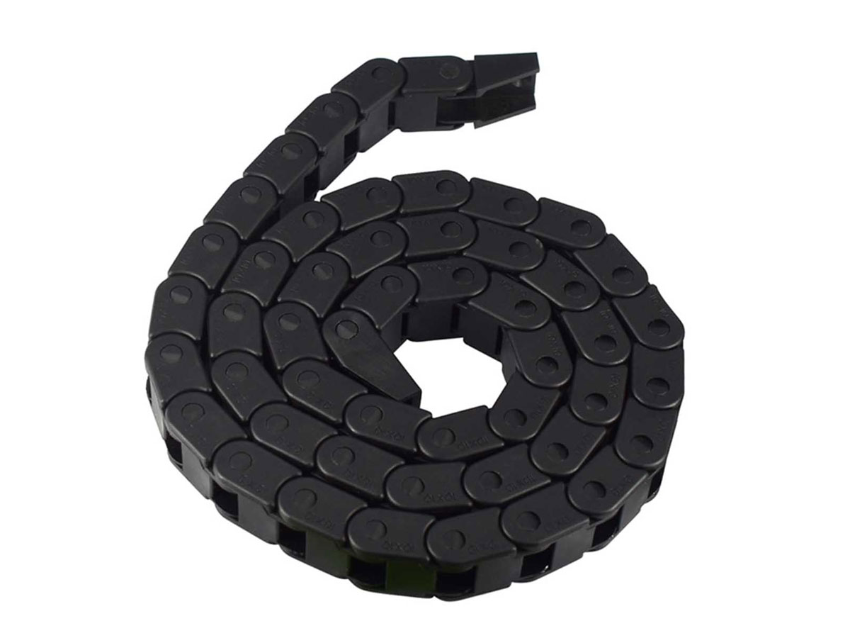 Nylon 100cm Drag Chain Cable Carrier Cable Drag Chain for 3D Printer CNC Machine Tools 