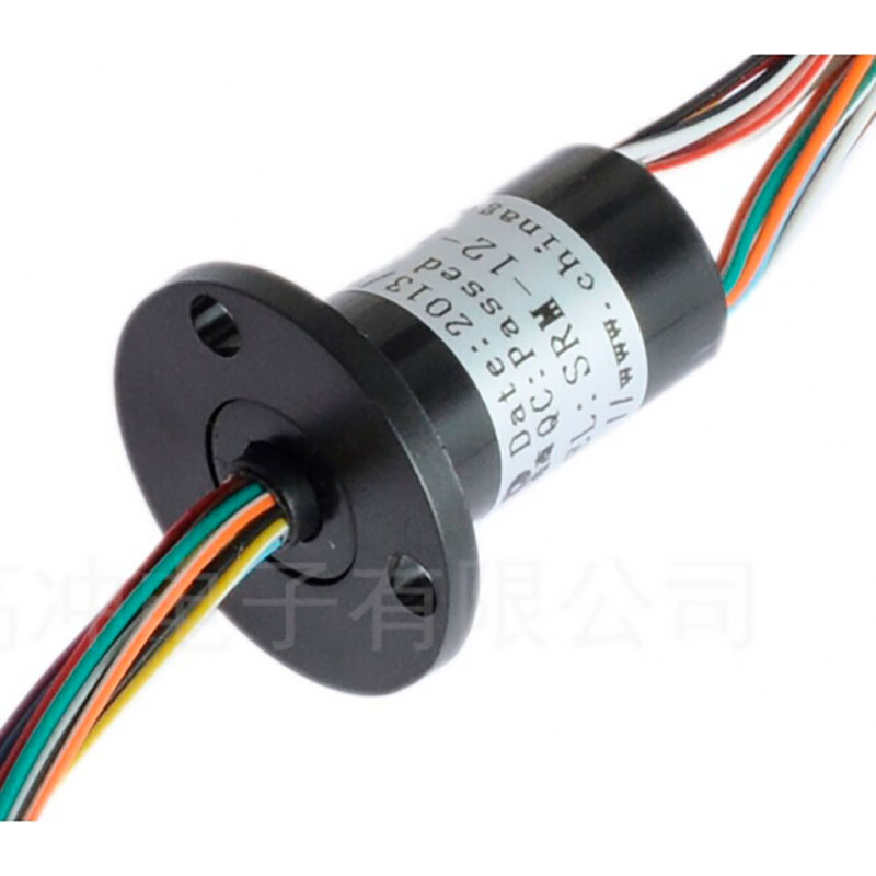 Anillo conductor rotativo de 18 canales 1,5A Ø12,8 mm | Slip Ring compacto