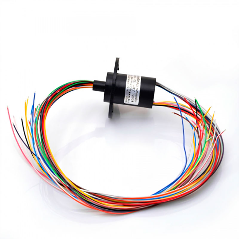 18-Circuit Slip Ring 2A Ø22 mm | Compact Rotary Electrical Connector