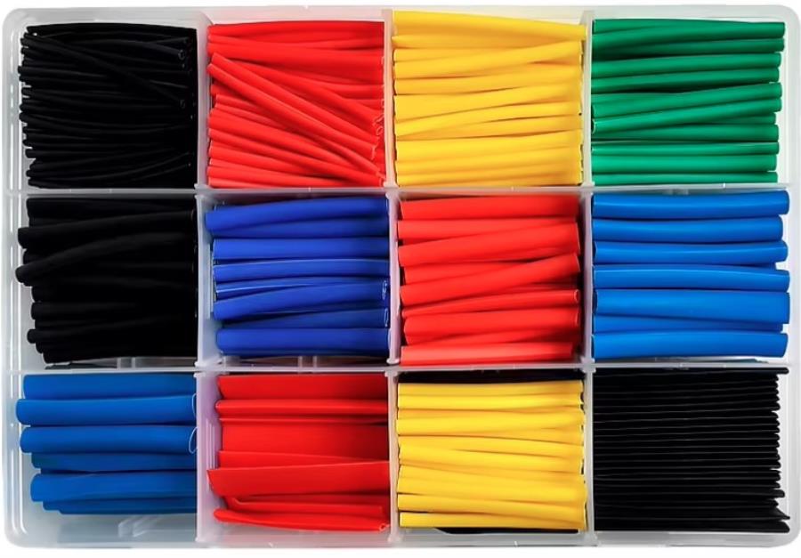 Kit Gaine Thermorétractable - 800 Unités Variées 45 mm