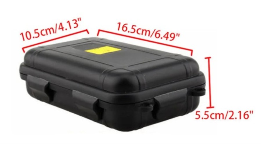 Caixa de armazenamento de objetos em ABS - IP65 à prova de água - 165 x 105 x 55 mm