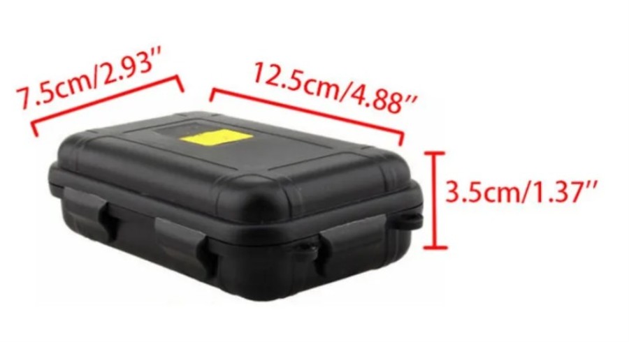 ABS object storage box - IP65 waterproof - 125 x 75 x 35 mm