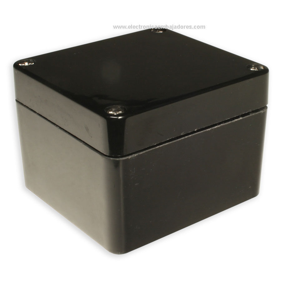 Raychem RPG GRJ807555 (GRJ-01 EX) - ATEX GRP watertight box - 80 x 75 x 55 mm - Black - DAA4400001