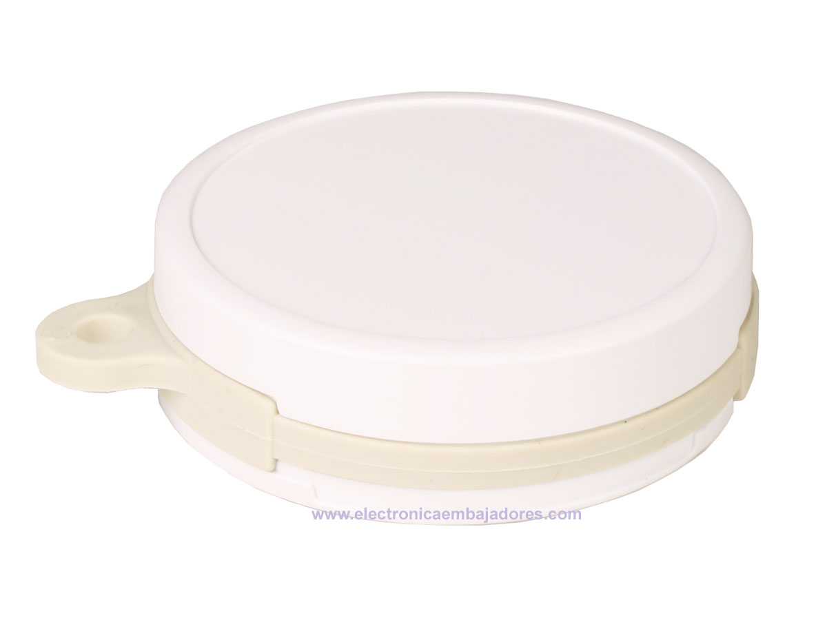 Teko Sui-Tek - Caixa Impermeável ABS Ø47 X 13,5 mm - Com fixação - Branco - SUI-TEK1A.30
