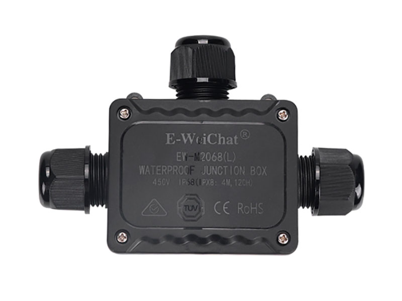 Water-Proof Connection Box - 3 Channels - IP68 Water Resistant - 138 x 95 x 43 mm