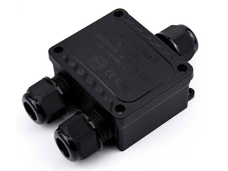 Water-Proof Connection Box - 3 Channels - IP68 Water Resistant - 123 x 61 x 43 mm