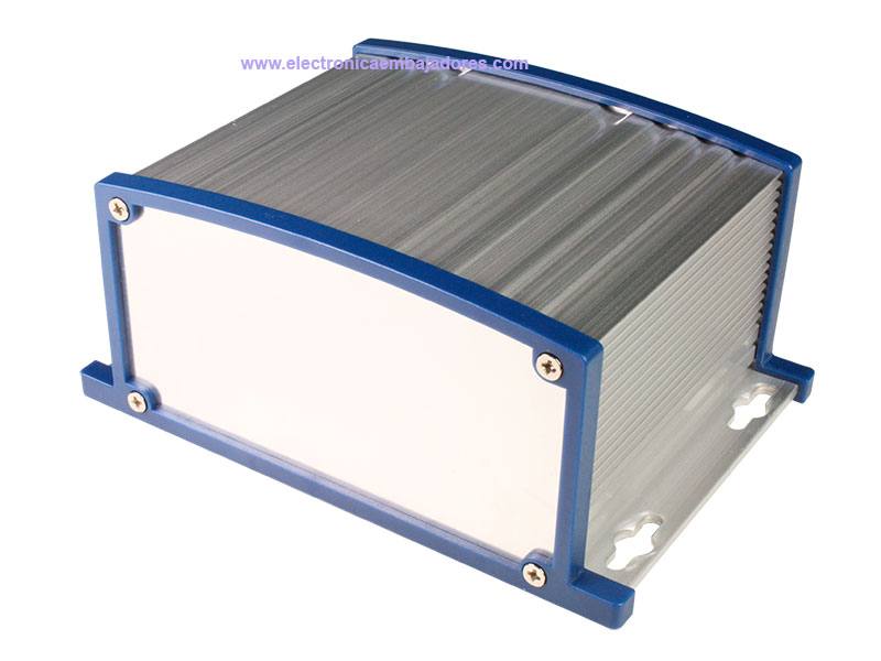 Universal Metal Enclosure with Radiator - 152 x 69 x 107 mm