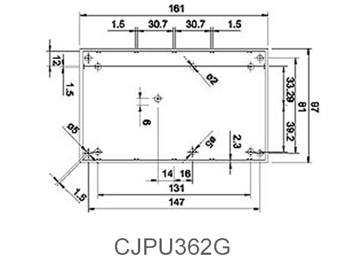 Teko PULT-36 - Boîtier Pupitre Plastique - 161 x 97 x 61,1 mm - 362.8