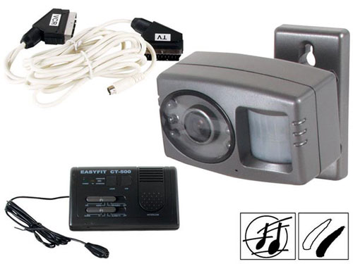 Câmara PB IMPERMEÁVEL com Unidade Comutação TV - CAMZWEXT3N