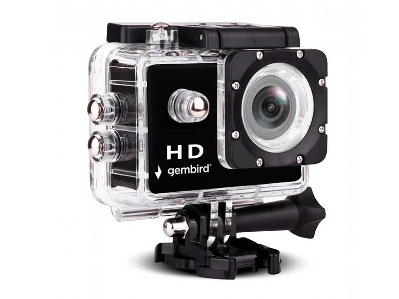 Gembird RW-ACAMHD-01 - Câmera de ação e esportes HD1080 à prova d'água