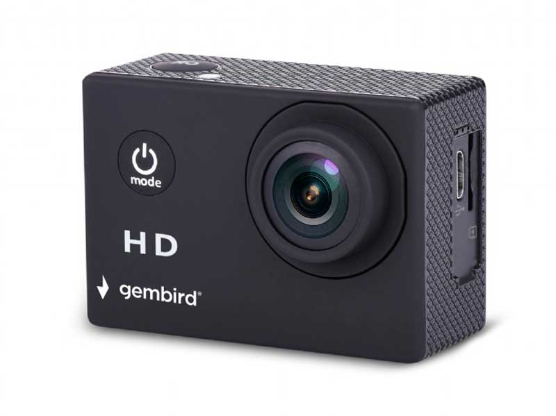 Gembird RW-ACAMHD-01 - Câmera de ação e esportes HD1080 à prova d'água