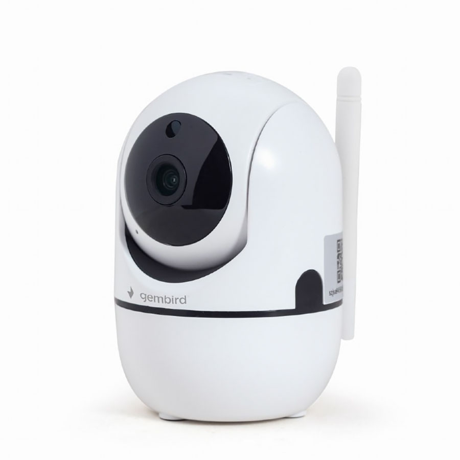 Gembird TSL-CAM-WRHD-02 - Cámara IP Wifi Rotativa Inteligente 1080p, microSD