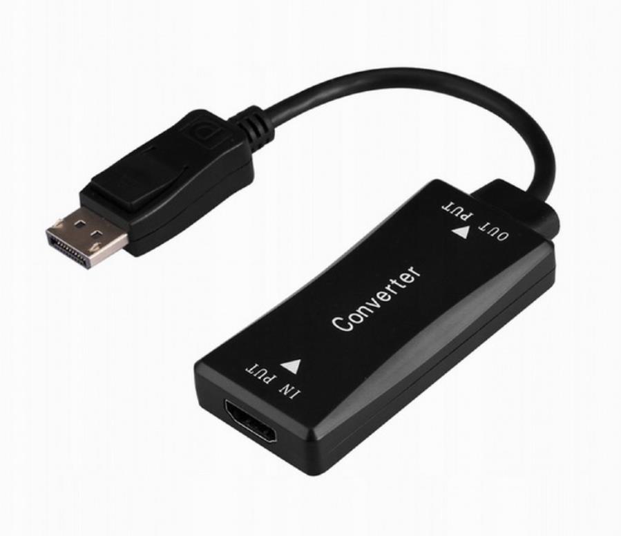 Cablexpert A-HDMIF30-DPM-01 - HDMI Male to DisplayPort Male Adapter Cable 4K 60 Hz 30 Hz - 0.10 m
