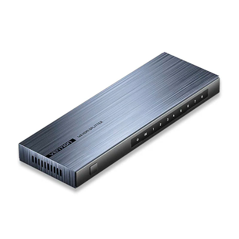 VENTION AKQB0-EU - Répartiteur HDMI 4K 1x8 Splitter Aluminium Professionnel