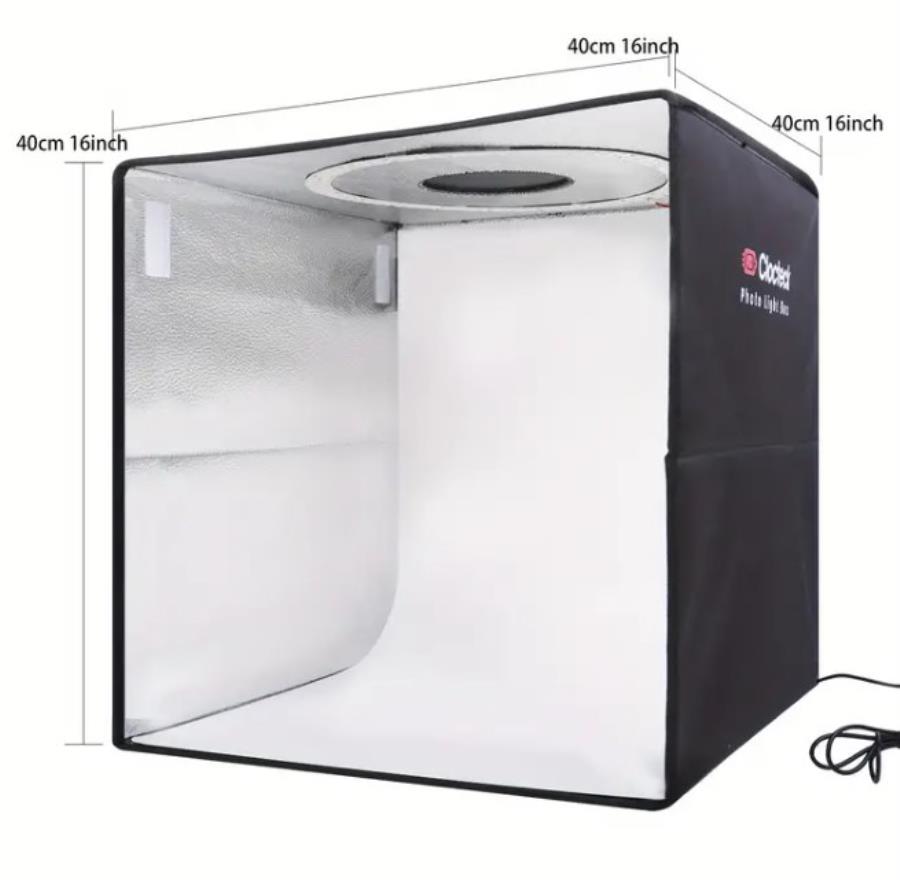 Photography Studio - Dimmable LED Light Box - 5500K - 40 x 40 cm