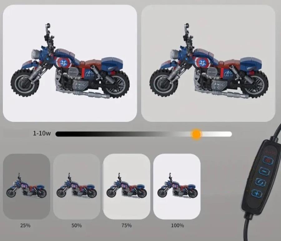 Photography Studio - Dimmable LED Light Box - 5500K - 40 x 40 cm