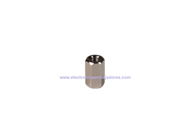 Metal Hexagonal Spacer - Metric 3 - Female - Female - 8 mm