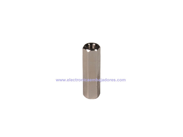 Entretoise Métallique Héxagonal Métrique 3 - Femelle - Femelle - 20 mm