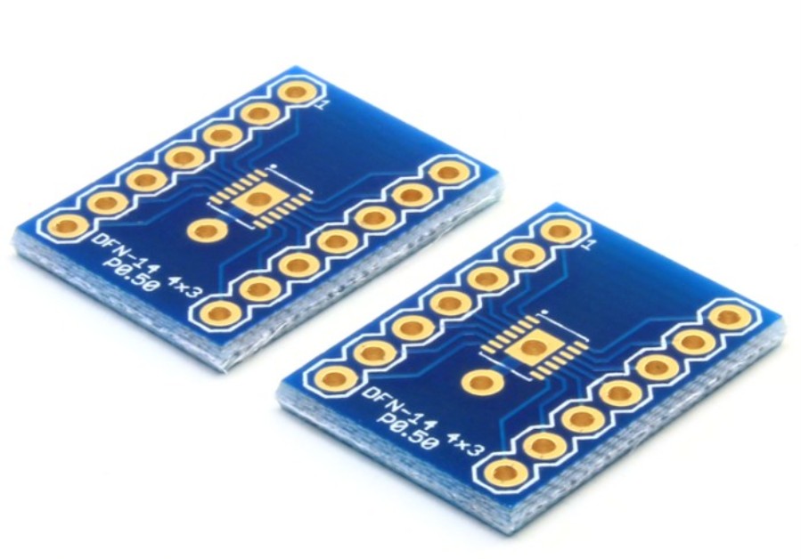 Artekit Labs DA-DFN14-4X3P50 - Adaptador DFN14 a DIP14 - 2 Unidades