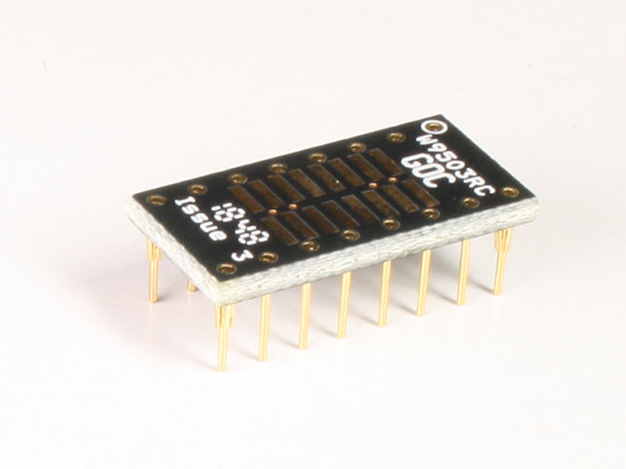 SOP16 to DIP16 Adapter Socket - Turned Pin - W9503RC