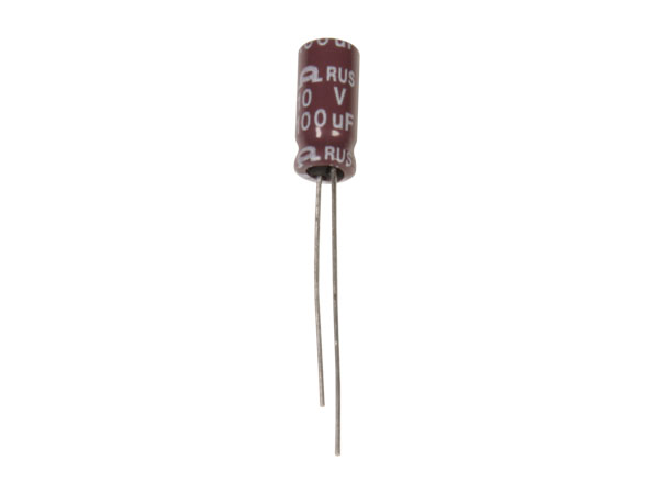 NICHICON UMT - Condensateur Electrolytique Radial 100 µF - 6,3 V - 105°C - UMT0J101MDD